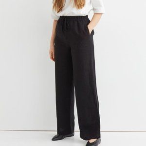 H&M Black Linen Pants